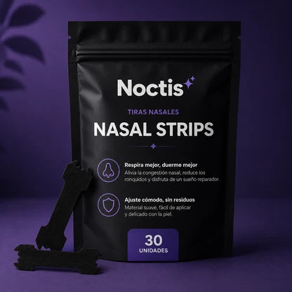 Tiras Nasales para Respirar y Dormir Mejor (30 uds.) | NoctisStrips™