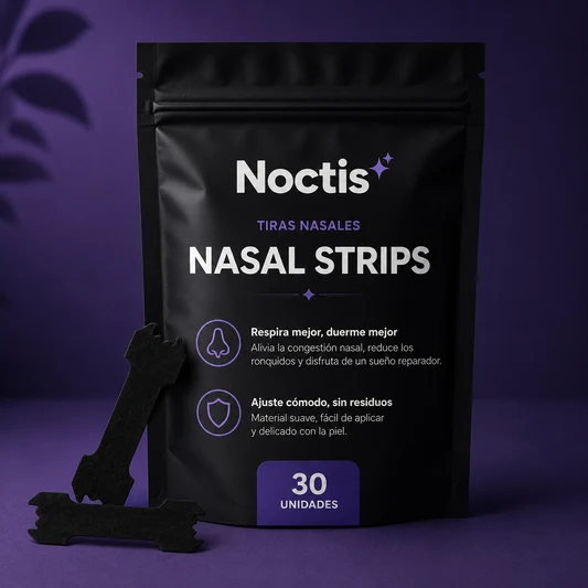 Tiras Nasales para Respirar y Dormir Mejor (30 uds.) | NoctisStrips™